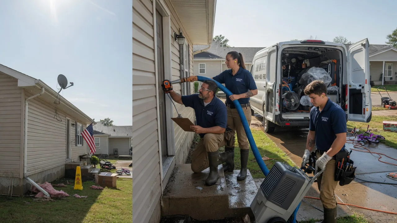 Ceiling Water Damage Restoration in Belle Plaine, IA near me